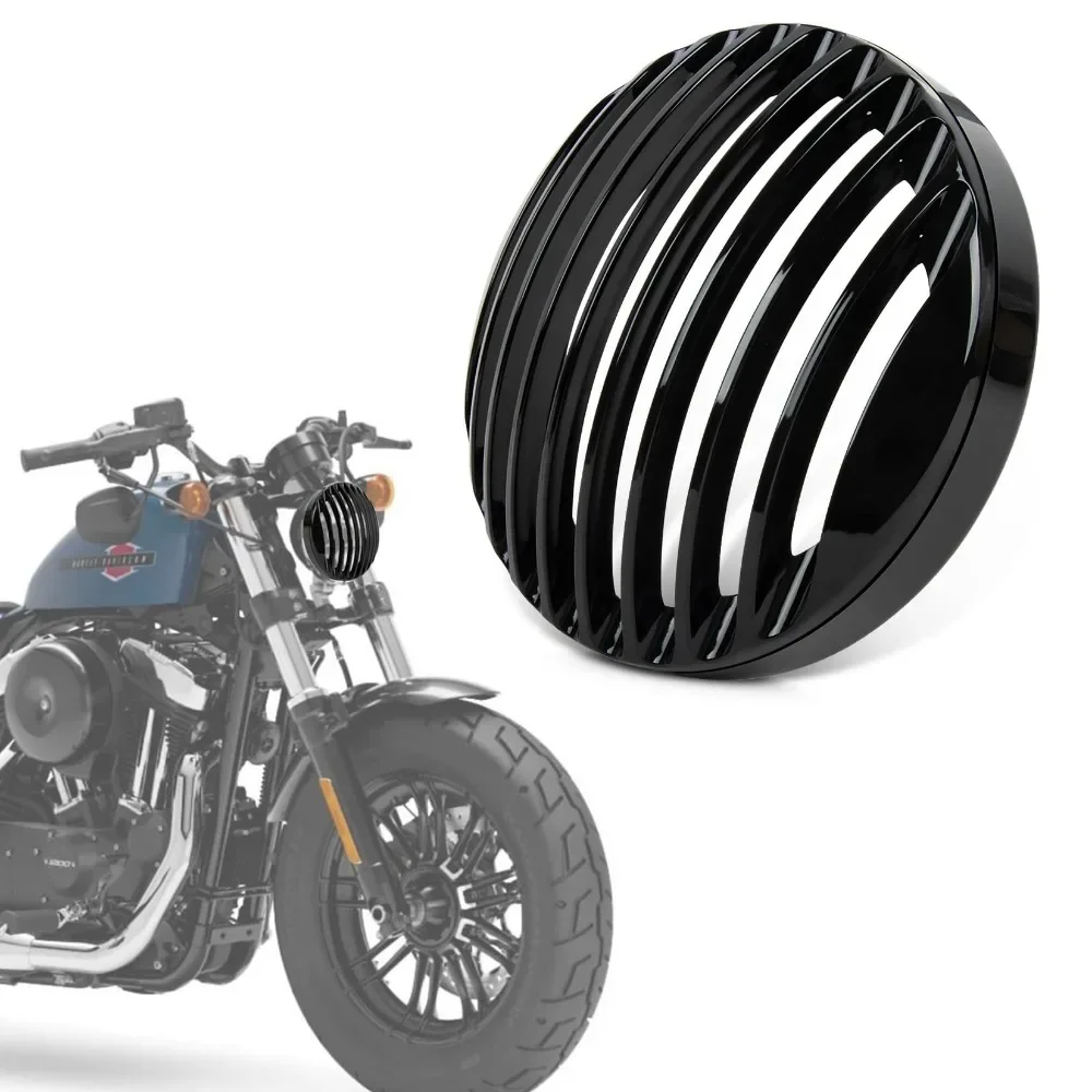

Передняя фара мотоцикла, решетка, сетчатая защита 5,75 дюйма для Harley Sportster Roadster XL1200R XL883 XL1200L Iron 883 2004-2014