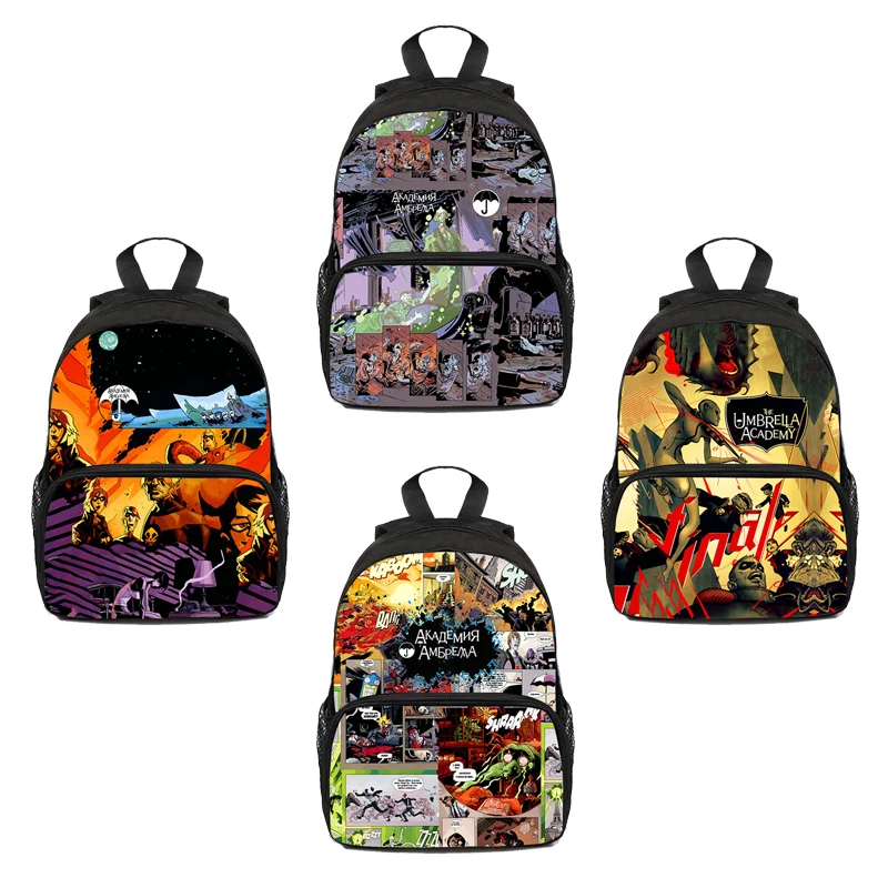 Новый рюкзак с 3D-принтом в стиле аниме «Академия зонтов», детские сумки, школьные ранцы для девочек и мальчиков, милые рюкзаки для детского с...
