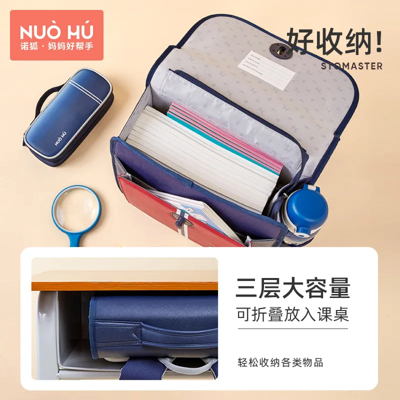 British Style Brand Children Primary School Bags for Boys Girls 3-6 Grade Large Capacity Kids School Backpacks Fashion Bookbag