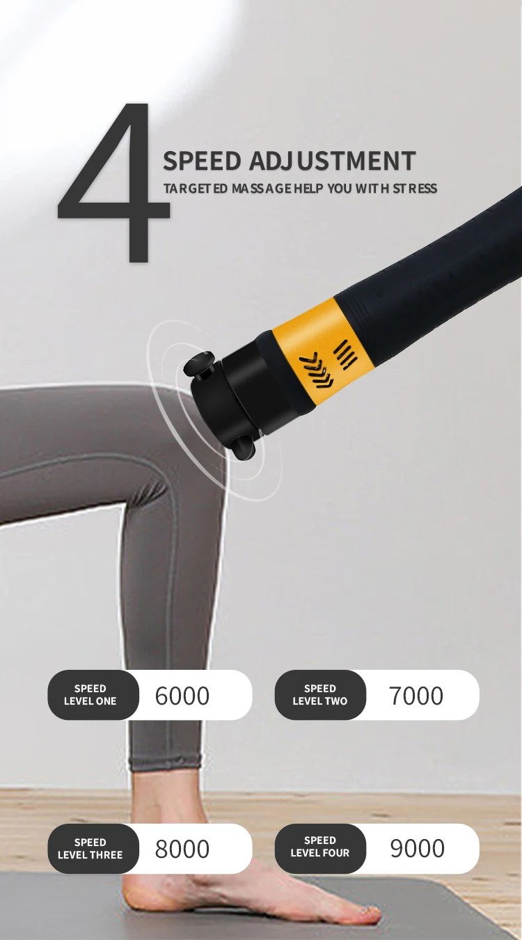 Массажные устройства Muscl инструмент для массажа глубоких тканей 4 головки