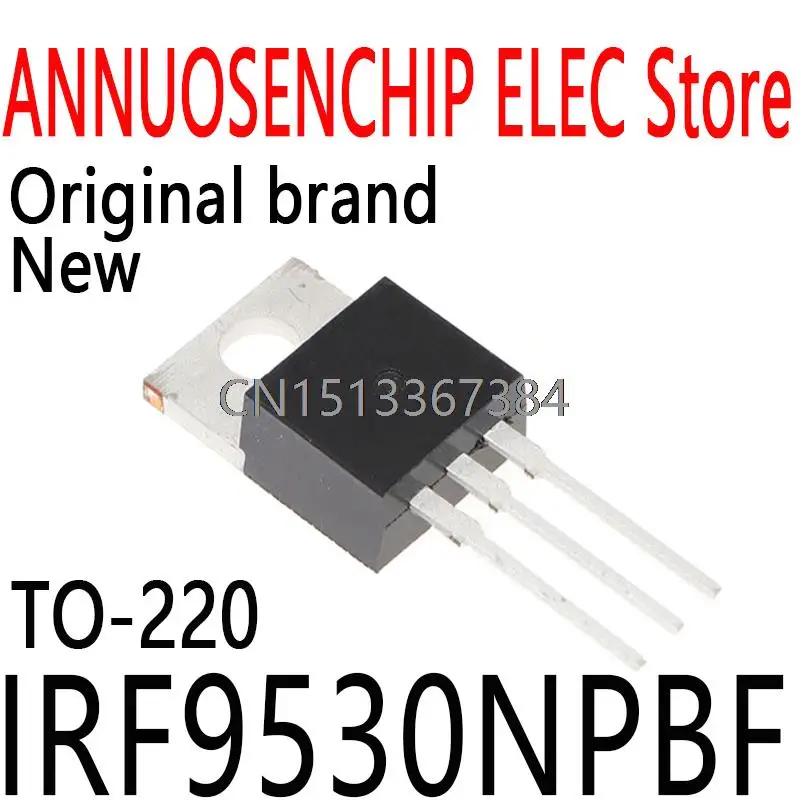 Новые и оригинальные IRF9530N IRF9530 TO-220 IRF9530NPBF, 10 шт.