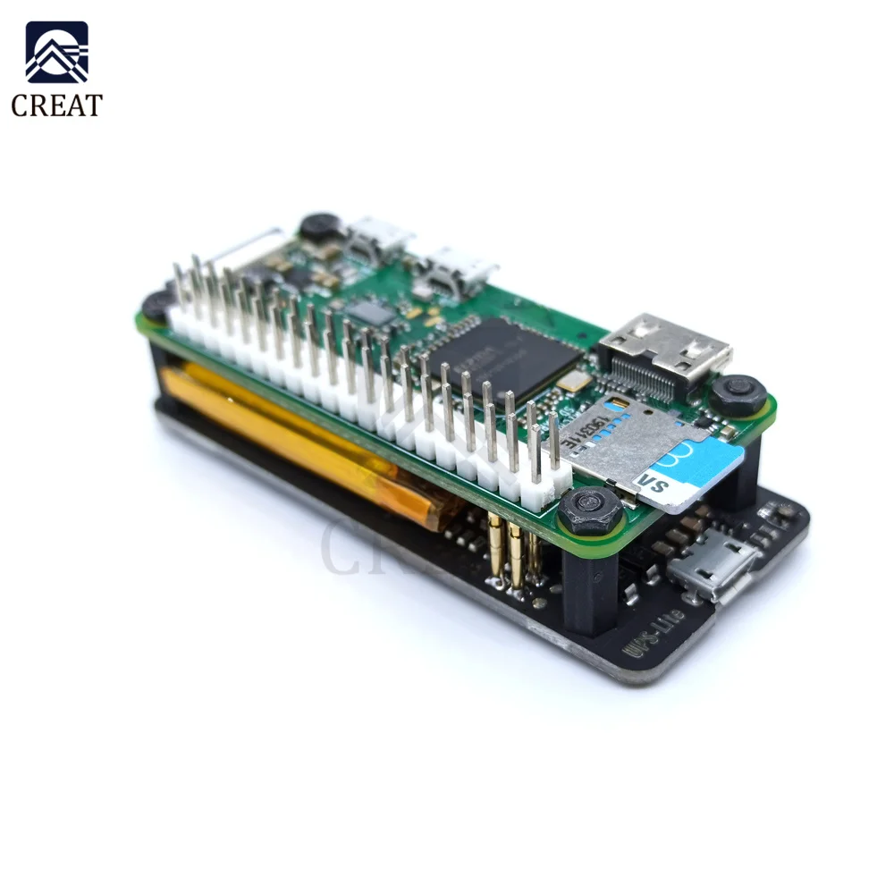 Für Raspberry Pi Null UPS-Lite Power Supply Board mit 1000mAh 3,7 V Lithium-Polymer-Batterie