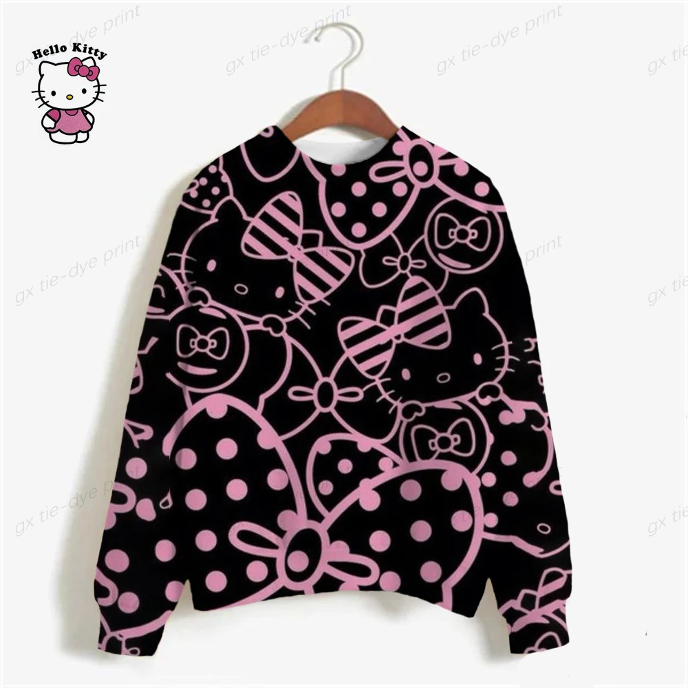 

Женский свитшот с длинным рукавом и принтом HELLO KITTY