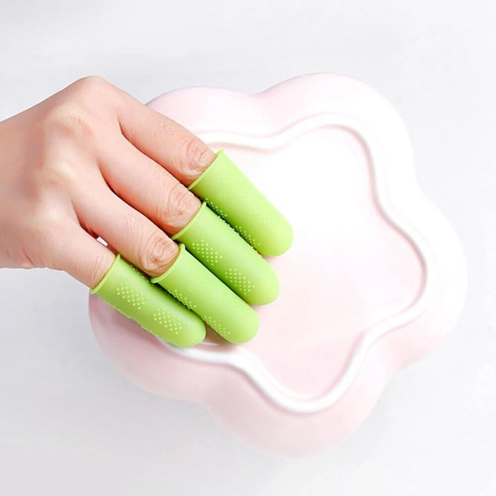 

Anti-Burn Finger Protector Protector Cover Anti-cut Heat Resistant Kitchen Protector Sleeve For Glue Craft Sewist Wax