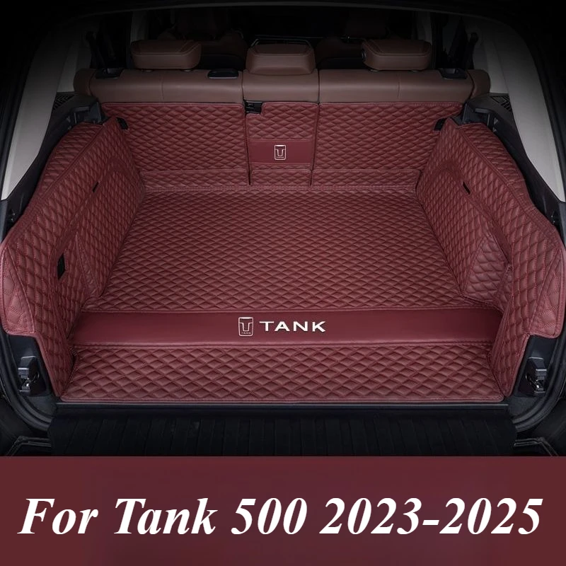 Фото Для Great Wall Motors Tank 500 2023 2024 2025 Полнозакрытая накладка на багажник, специально для украшения салона автомобиля, аксессуары №5