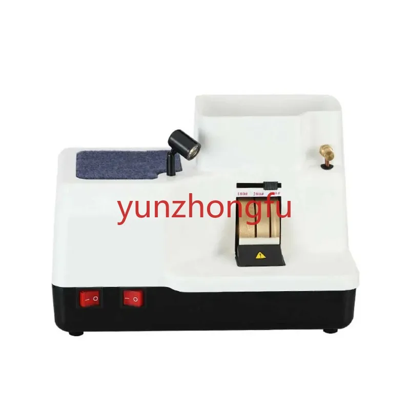 

CP-6B Lens Three-wheel Hand Grinder 220V Diamond Grinding Wheel Combination V Groove 90W with Light Glasses Processing Equipment