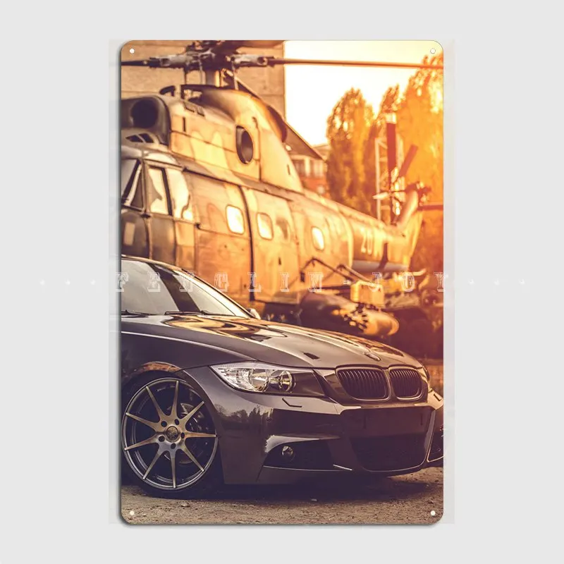 

Black M3 Next Helicopter Metal Plaque Poster Wall Cave Plates Home Create Tin Sign Posters