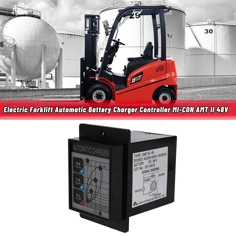 

Electric Forklift Automatic Battery Charger Controller MI-CON AMT II 48V For Toyota 25860-11900-71