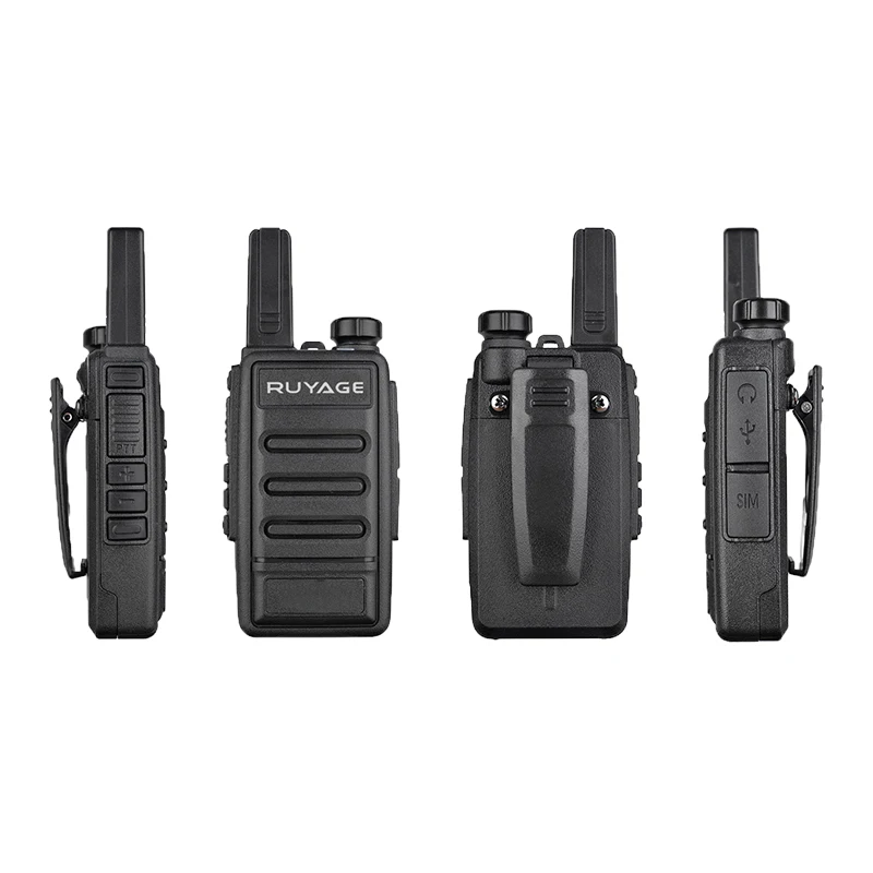 Ruyage T1 Mini Walkie Talkie Rechargeable Walkie-Talkies 1 or 2 pcs PTT PMR446 Long Range Portable Two-way Radio For Hunting