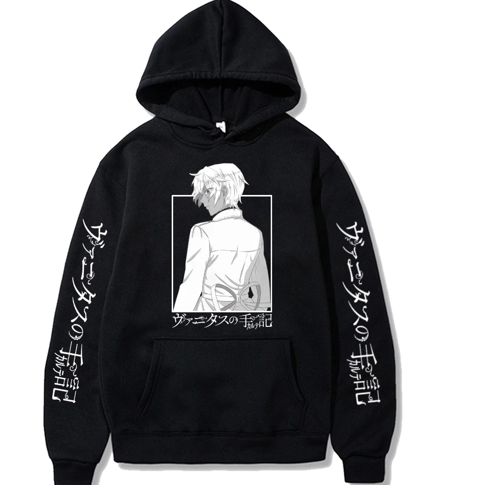 

2022 New Women Hoodies Anime Hoodie the Case Study of Vanitas Harajuku Unisex Pullovers Tops V-neck Print