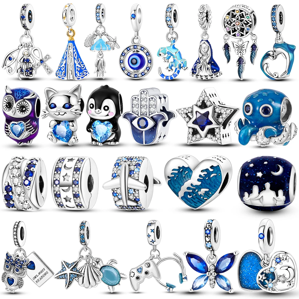 Подвеска для браслета сделай сам с посеребренными бусинами в виде сердца совы