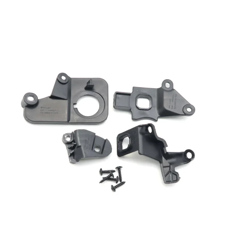 

6212F0 6212F1 Комплект для ремонта автомобильных фар, кронштейн, защитное кольцо, пластиковый ремонт, черные аксессуары высокого качества для Citroen C5