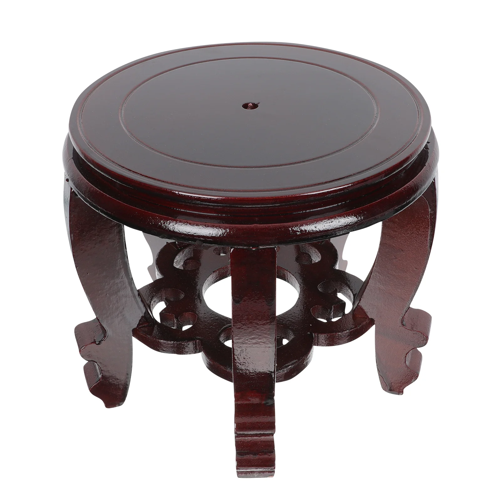 

Flowerpot Tall Wooden Seat Cactus Decorations Home Planter Stool Display Pedestal