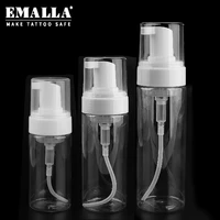 emalla foam dispenser bottle plastic refillable foam bottle foaming soap dispenser pump bottles for travel makeup tattoo supply