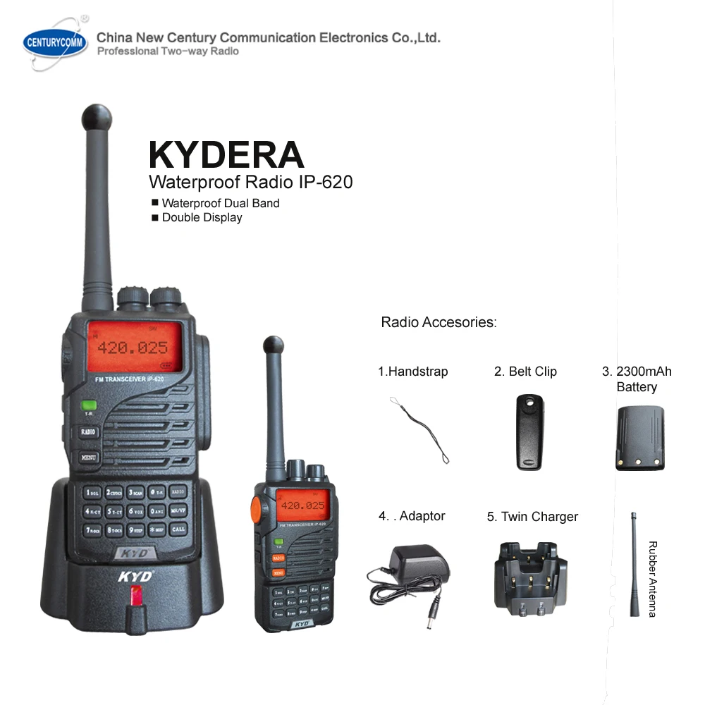 5 Вт уличная водонепроницаемая рация Woki Toki IP-620 взрывозащищенная