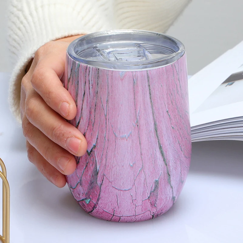 Кружка в виде баклажаны 12 унций стакан из нержавеющей стали с изоляцией