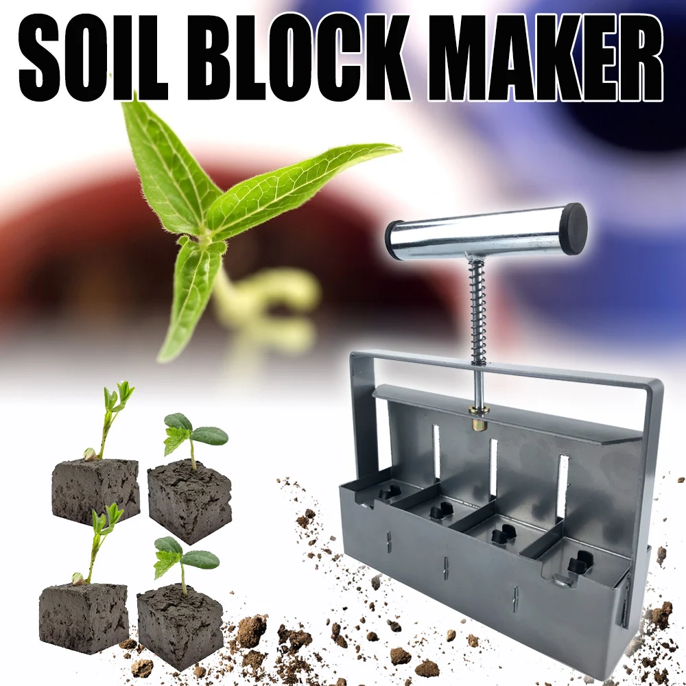 2-дюймовый инструмент для блокировки почвы, инструмент для блокировки почвы, ручной инструмент для блокировки почвы с насадками для подгото...