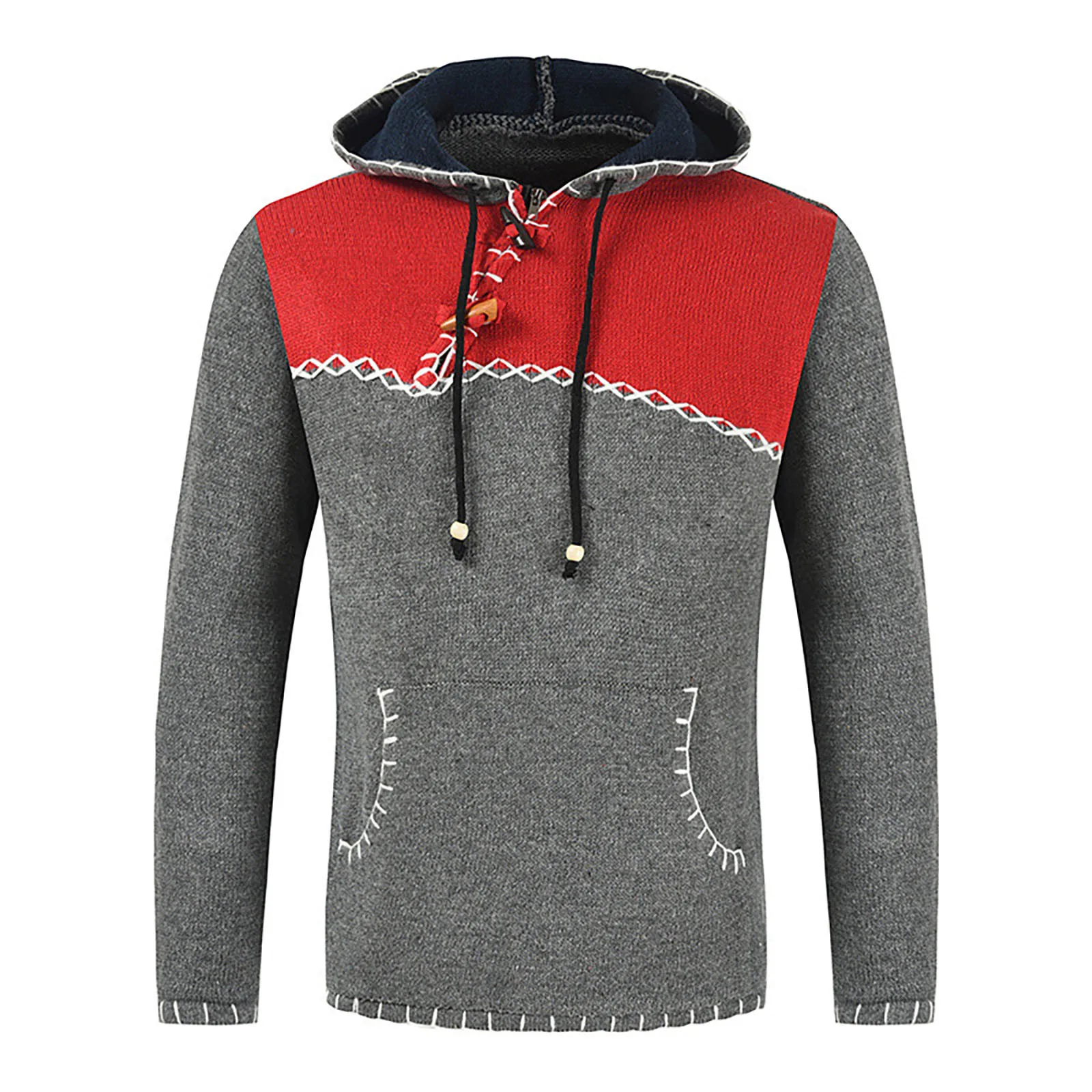 

2020 New Men's Sweater Sport Zipper Neckline Hooded Hoodies Pocket Long Sleeve Running Sweater Jacket Workout Gym Sweatshirts