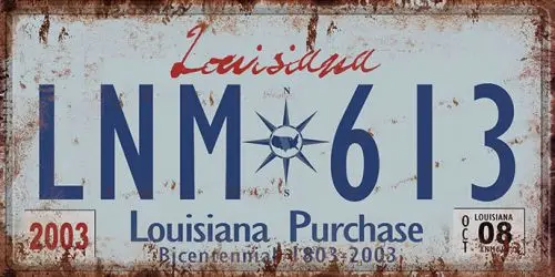 

Номерной знак «Луизиана» в стиле ретро, металлический декор для стен, жестяной декор, винтажный плакат на стену, мотоцикл, фермерский гараж, комнату
