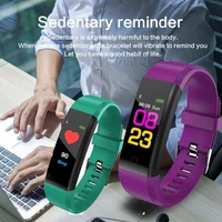original 115 plus 0 96 inch screen smart watch heart rate blood pressure monitoring intelligent tracking motion bracelet bracel
