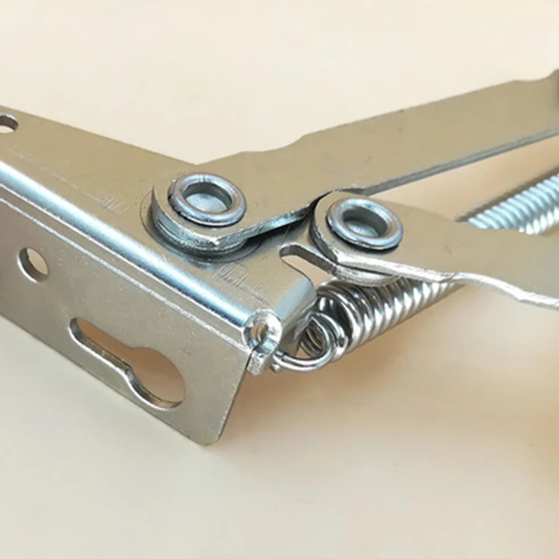 

2pcs 80 Degree Metal Sprung Hinges Cabinet Door Lift Up Stay Flap Top Support Tool Folding Sofa Bed Spring Hing