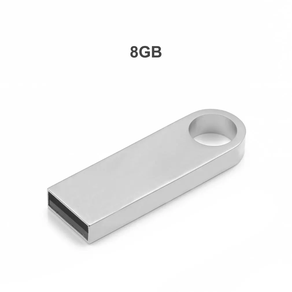 

Key Chain Flash Drive USB Pen Drive External Memory Stick High Speed USB 2.0 Waterproof Metal U-disk for Laptops Notebook
