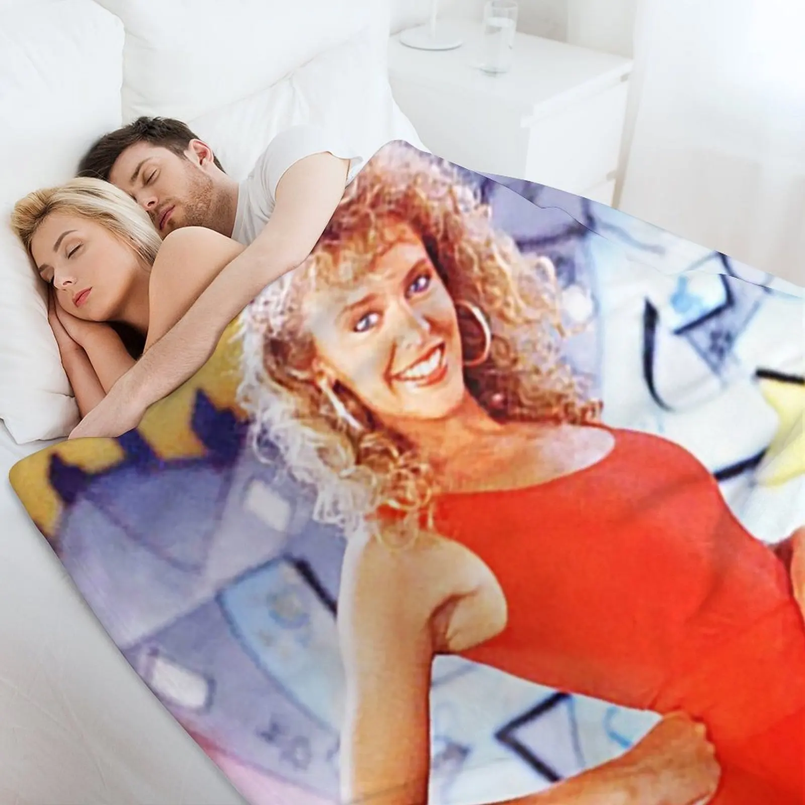 Одеяло в стиле ретро Kylie Minogue одеяла для детского Хэллоуина тонкие плед на диван