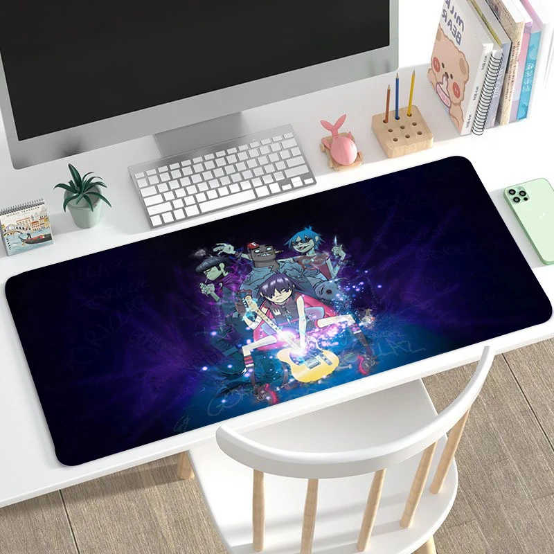 

Mouse Pad Gamer Gorillaz Pc Cabinets Cabinet Computer Mats Games Mousepad Xxl Gaming Mat Desk Accessories Kawaii Desks Anime