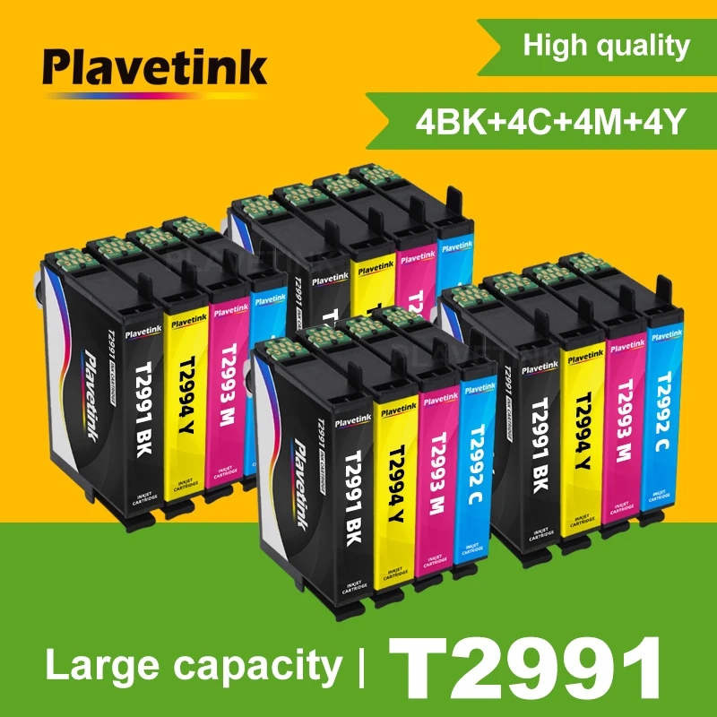 

Plavetink Compatible Ink Cartridge 29XL T2991 T2991XL T29XL For Epson XP 235 247 245 332 335 342 345 435 432 445 442 Printer