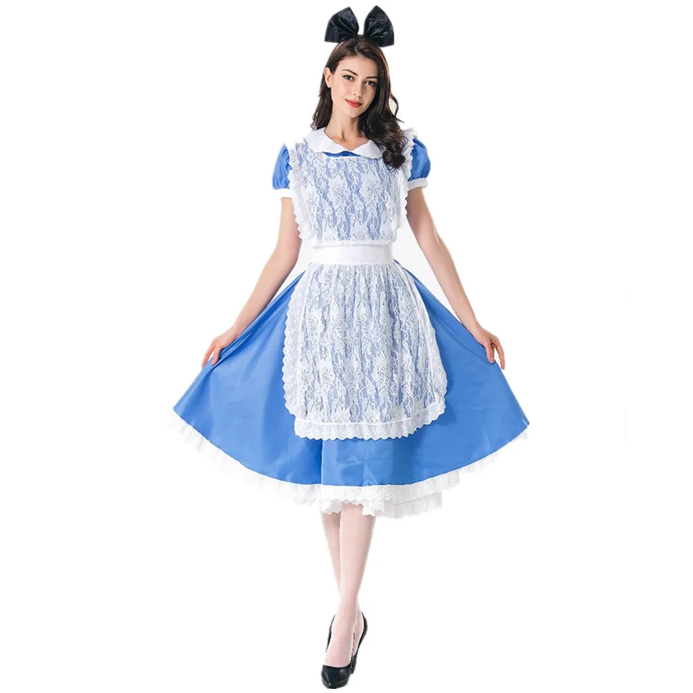 

Женский костюм горничной в стиле аниме «Алиса в стране чудес»