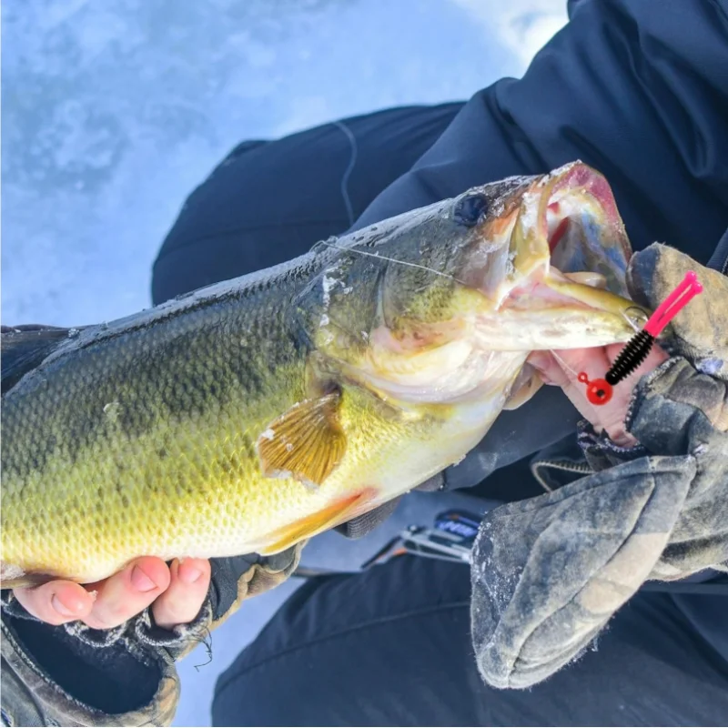 20 шт. мягкая рыболовная приманка с резьбой