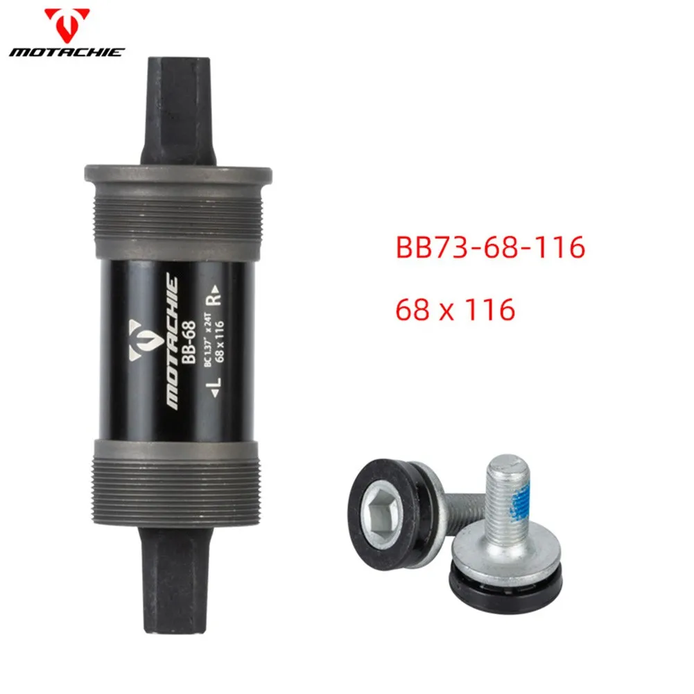 68mm Bicycle Square Threaded Bottom Bracket BB MTB For Hole Chainring Crankset Brand New | Спорт и развлечения