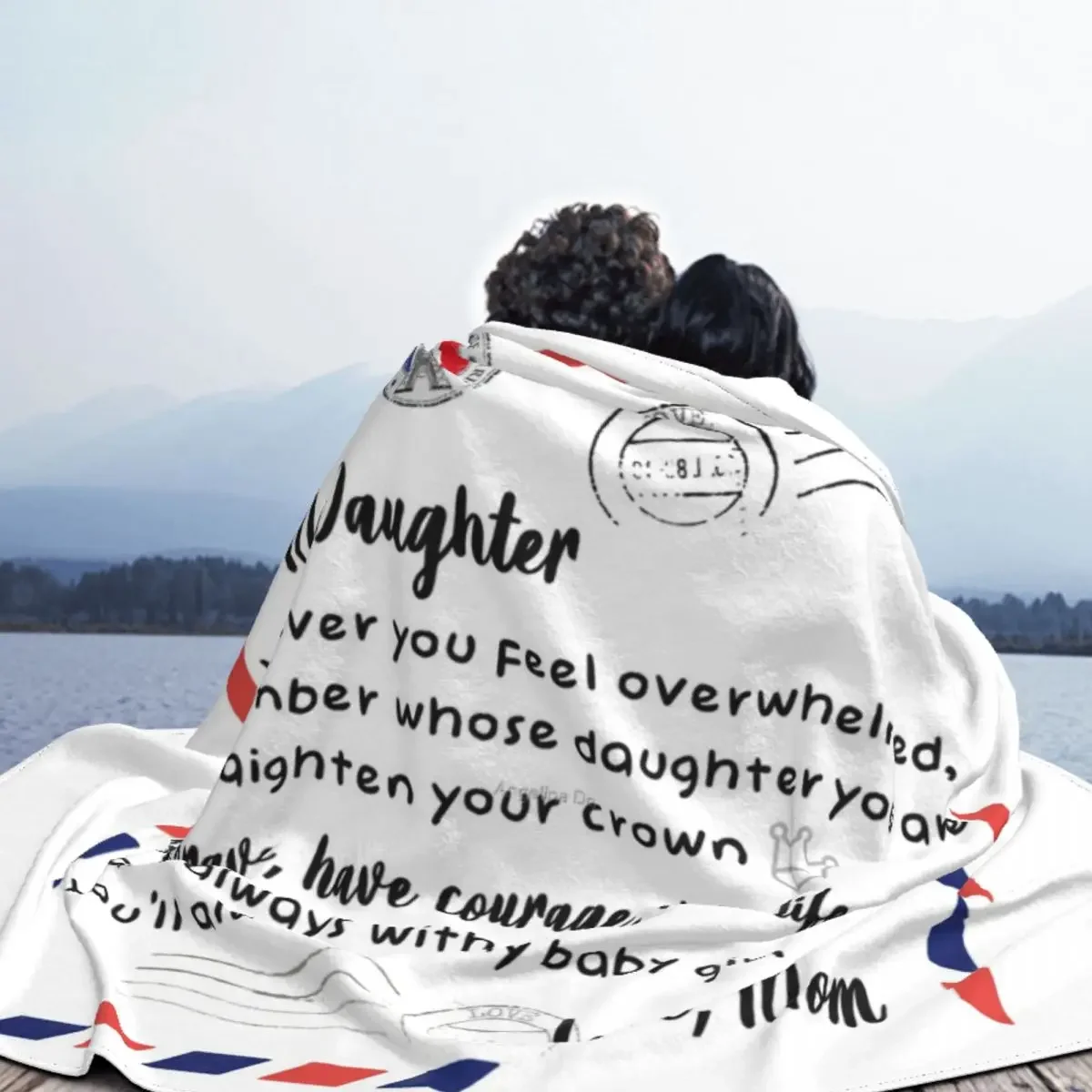 Письмо моей дочери одеяло Экспресс любовь флис удивительный мягкий плед для