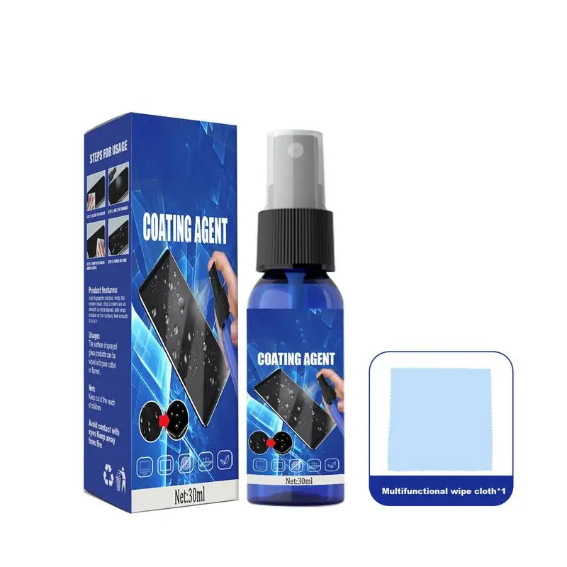 

Liquid Screen Protector Spray Oleophobic Protector Film 9H Hardness For Mobile Phones Cameras And Tablets 30ml