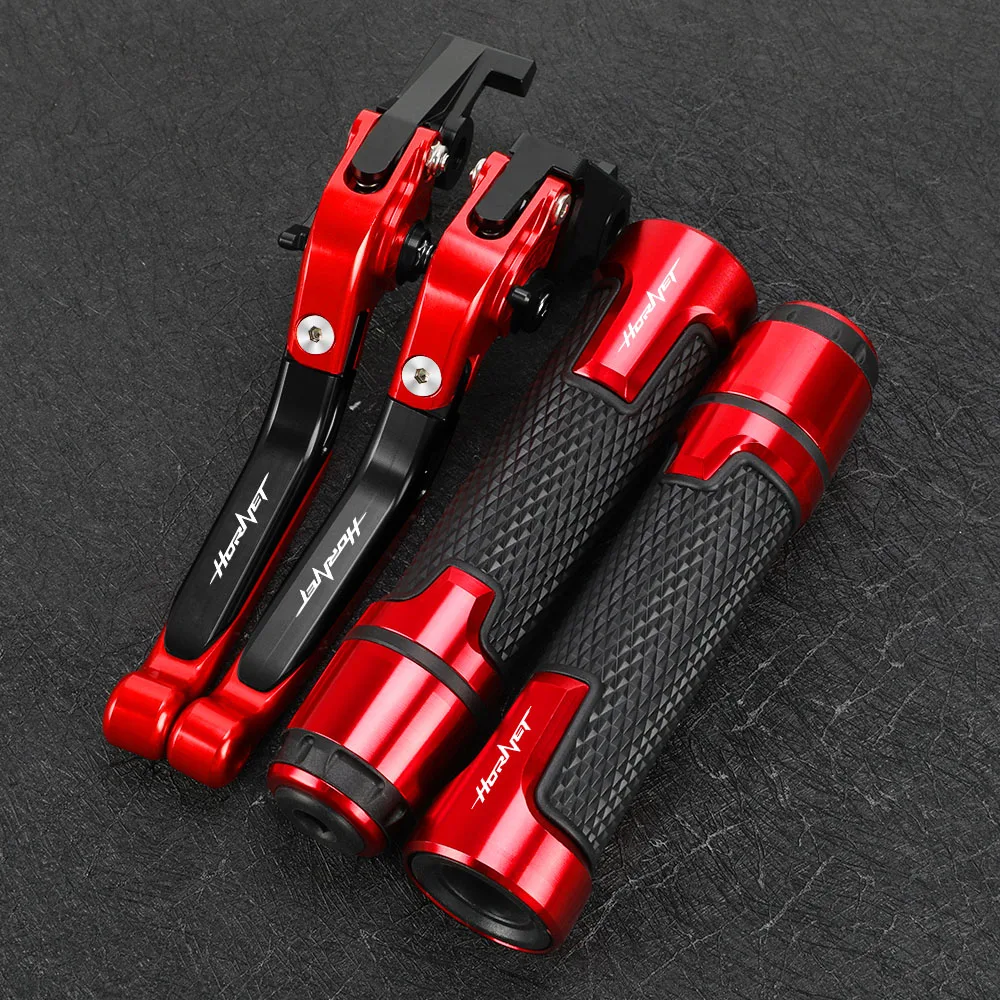 

FOR HONDA HORNET 250 2001 2002 2003 2004 2005 2006 Motorcycle Extendable Handbrake Brake Clutch Levers Handle Handlebar Grips