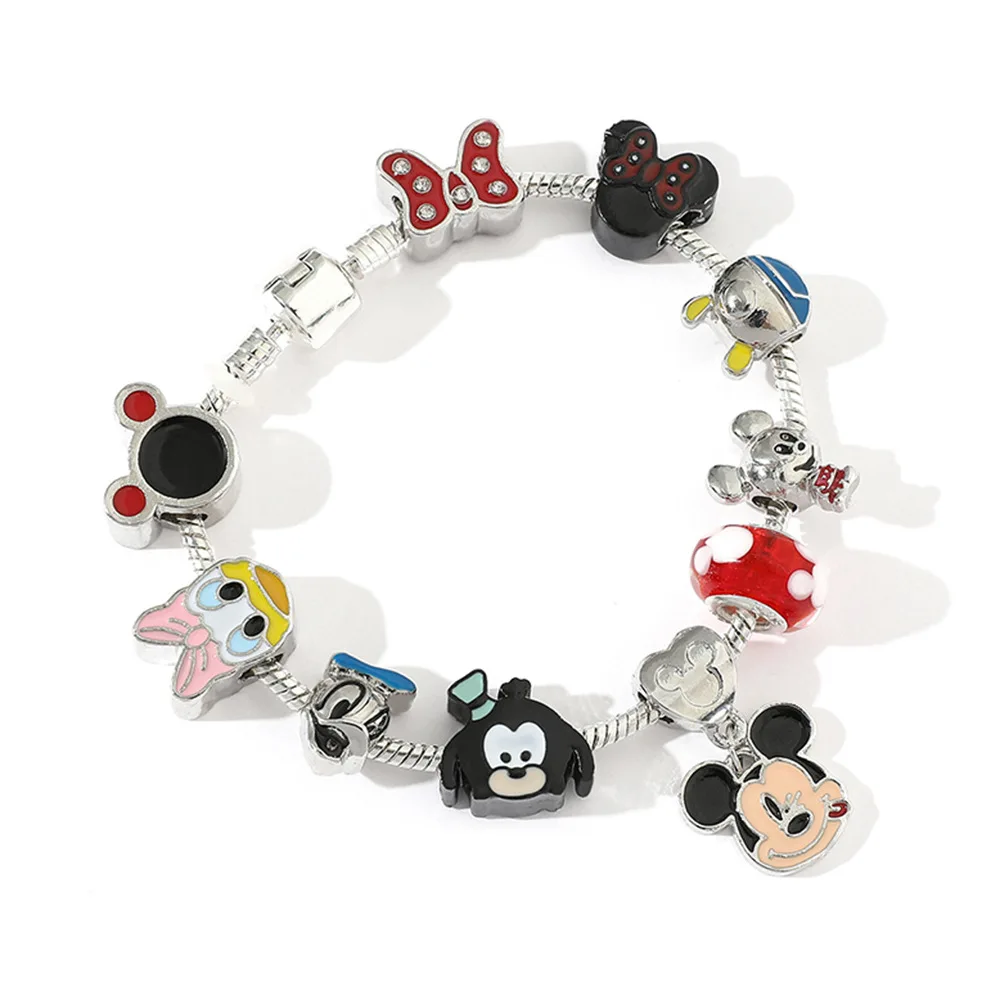 

DISNEY Mickey Minnie Mouse Donald Duck Cosplay Creative Personalized Jewelry Bracelet Props
