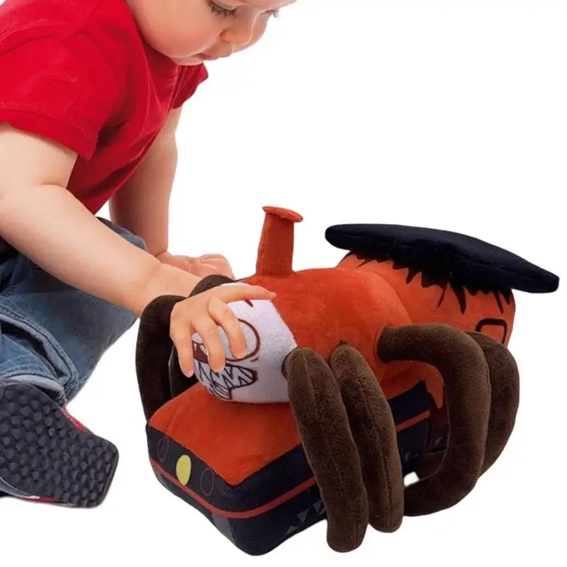 

24cm Cartoon Anime Figure Stuffed Doll Choo-Choo Charles Plush Toy Soft Train Plush Doll Birthday Gift For Kids Boys Girls