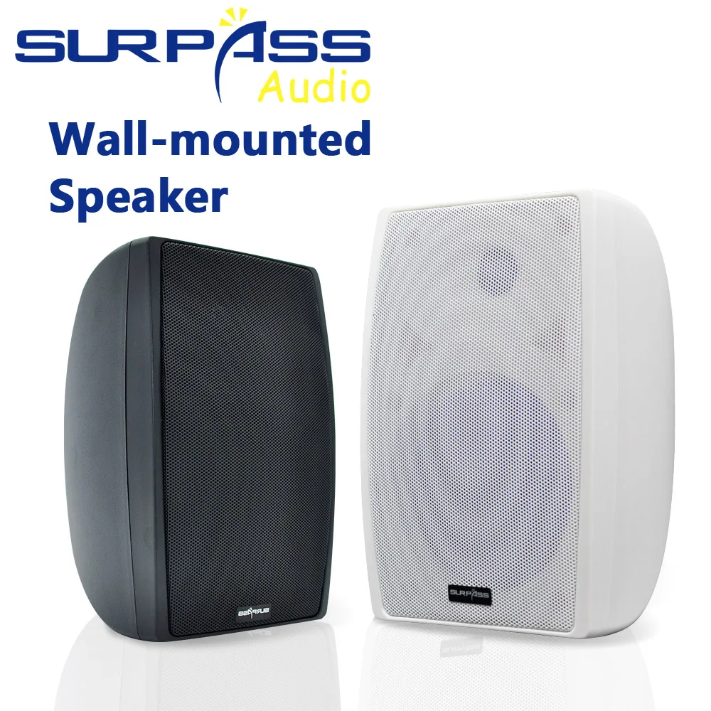 

Wall Mount Speakers PA System Loudspeakers 20W 8ohm Outdoor Wall Hanging Mini Public Address Speaker Home Theater Stereo Sound