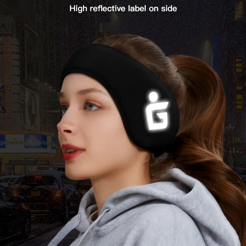 

Soundproof Earmuffs For Sleeping Noise Reduction Sleep Unisex Winter Fleece Warm Earmuffs Sports Ear Protection Headband Outdoor