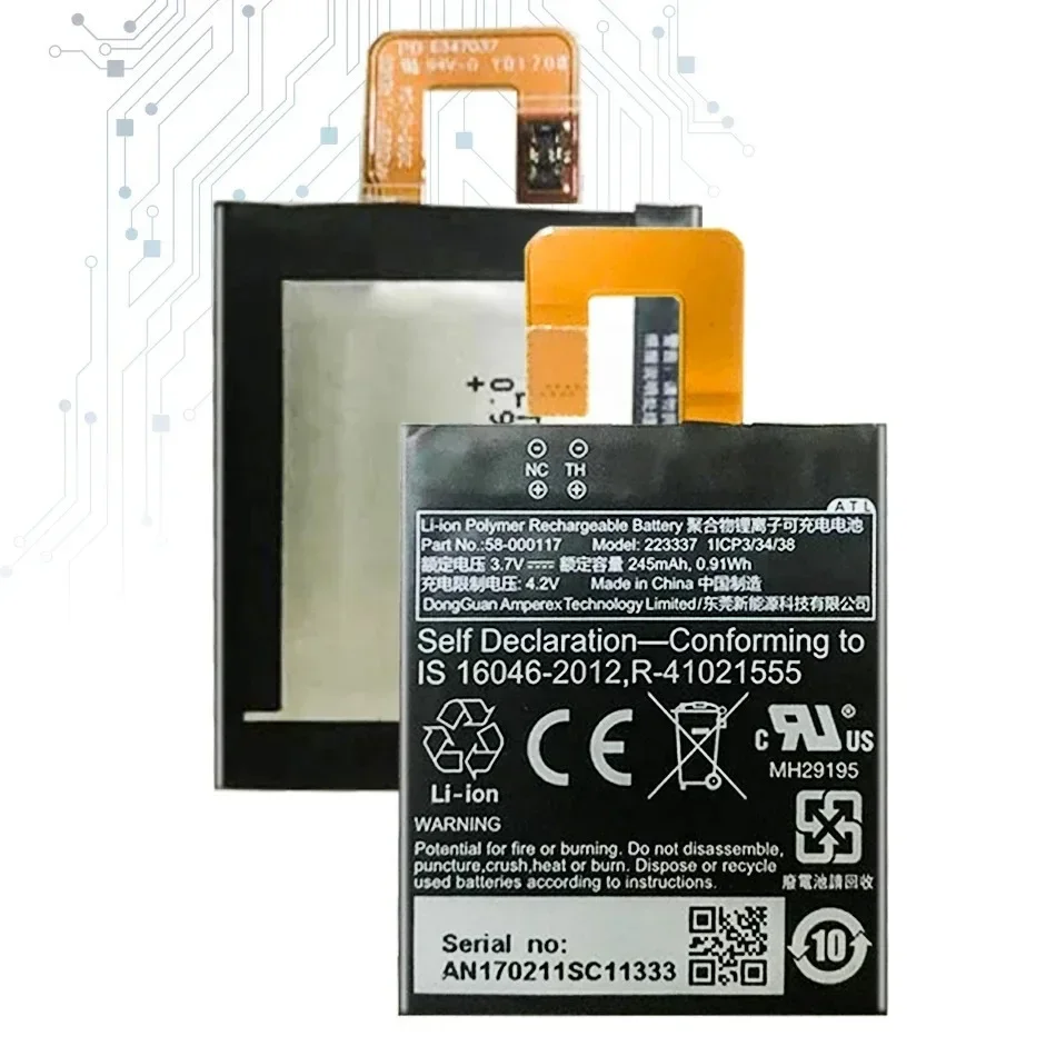 58- 000117 58000117 Сменный аккумулятор для мобильного телефона Amazon Kindle KO1 Oasis 1 2 Oasis1 Oasis2