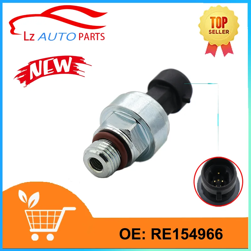 Датчик давления масла RE154966 для трактора John Deere 5075M 6105D 6110D 6115D 6125D 6130D 6140D 9570STS 9770STS