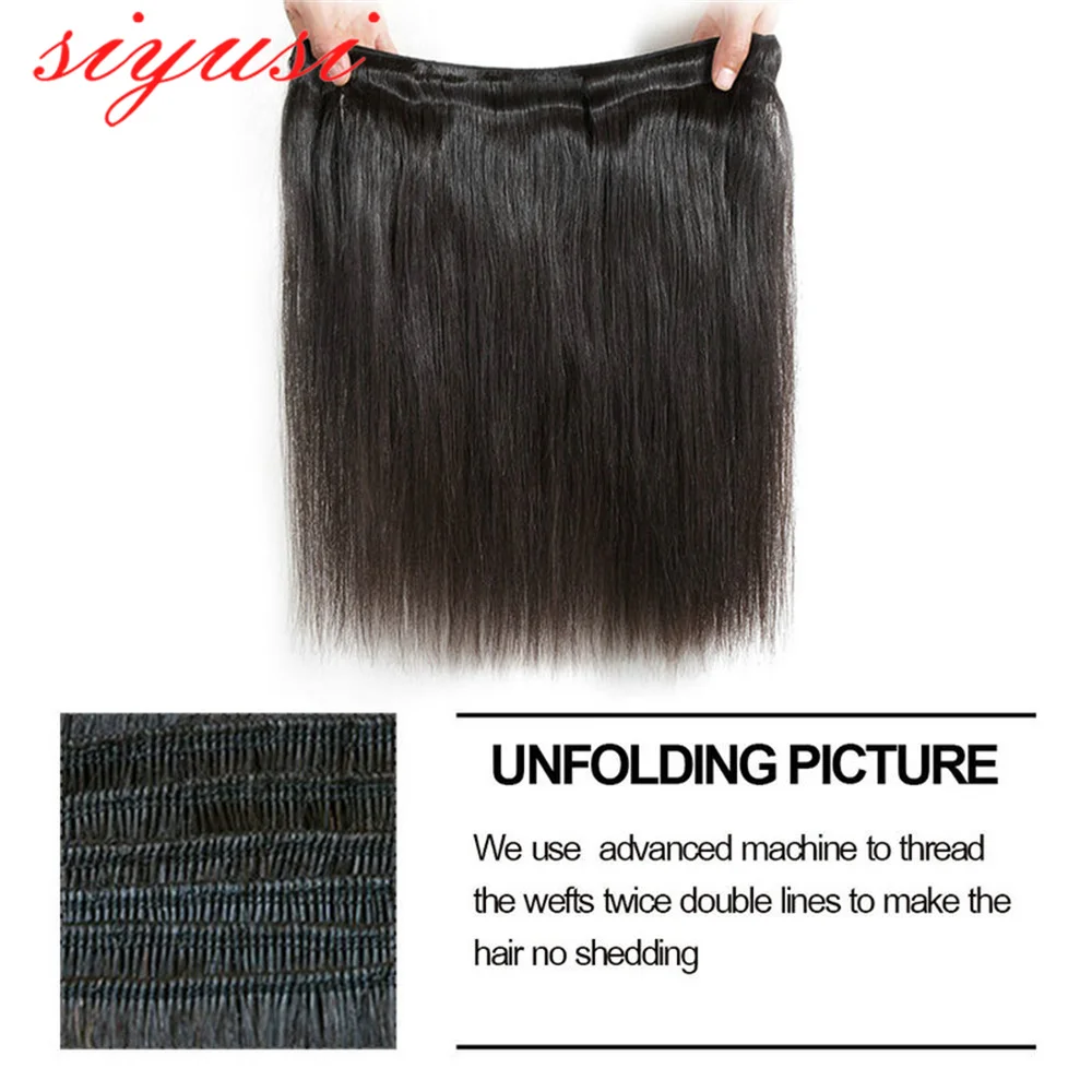 Indian Straight Human Hair Bundles Natural Black For Women Bone Straight Hair Extensions 1/3/4 Bundles Hair Vendors Wholesale