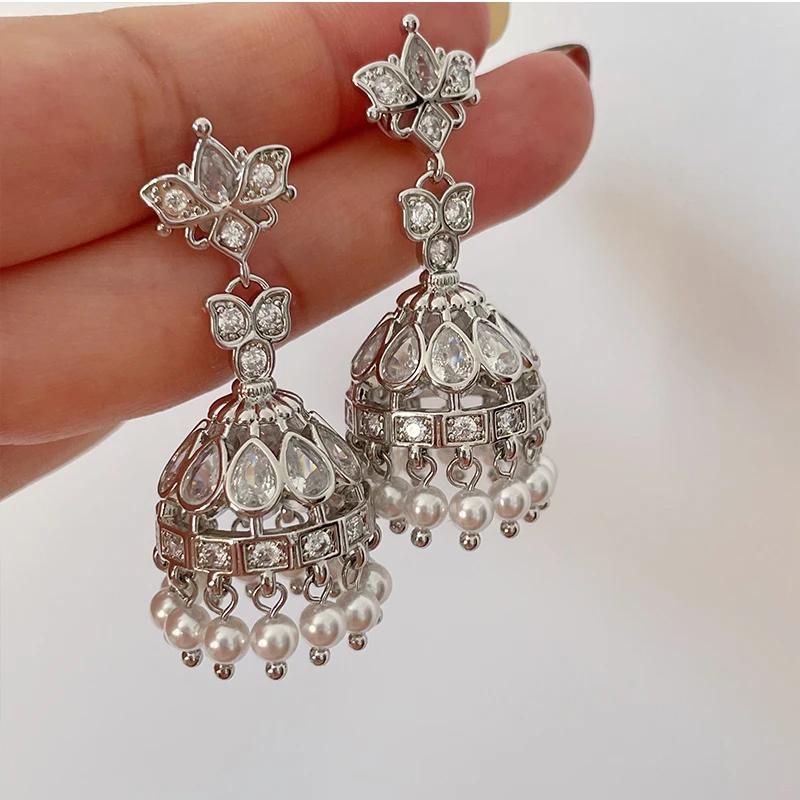 Романтические серьги-подвески для женщин Роскошные Нежные Украшения ушей в виде