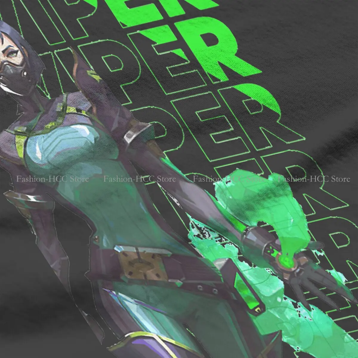 Крутая зеленая футболка Viper из полиэстера с графическим рисунком топы принтом