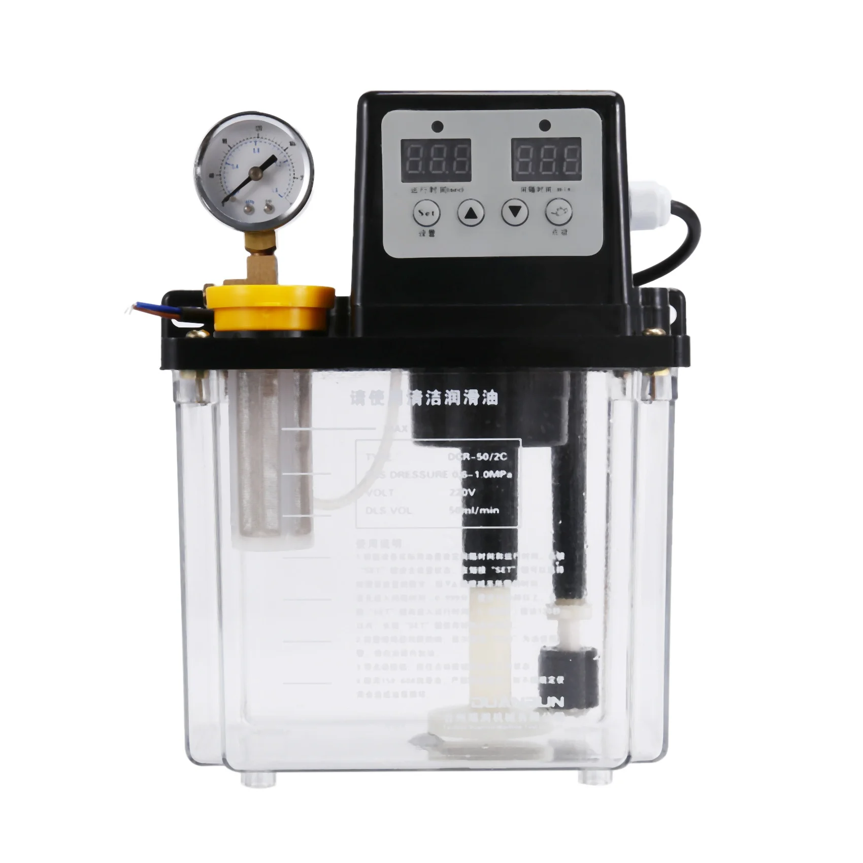 

Смазочный насос с манометром, автоматический насос для электромагнитной смазки, 2 л