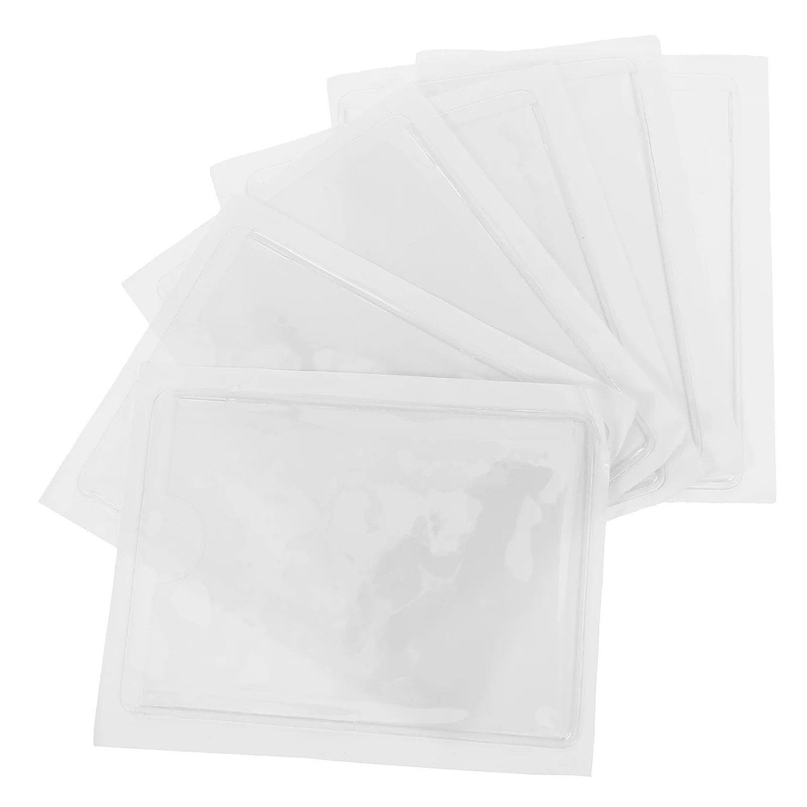 6-шт. Пакетная этикетка. Прозрачный липкий карман. Клейкие карманы. Держатель для