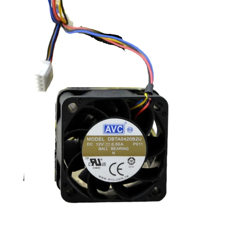 SSEA новый вентилятор для AVC DBTA0420B2U 4020 12 в а 4-проводной ШИМ высокоскоростной охлаждающий вентилятор 40*40*20 мм