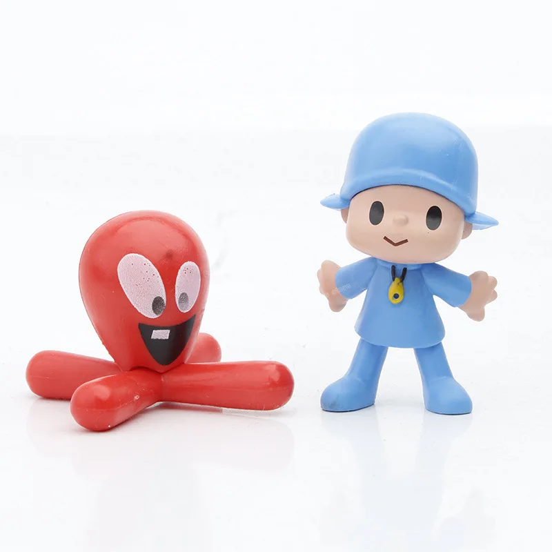 POCOYO Anime Action Figure Elly PATO FRED LOULA SLEEPY BIRD Model Cake Decoration Kid Toys Room Christmas Gifts | Дом и сад