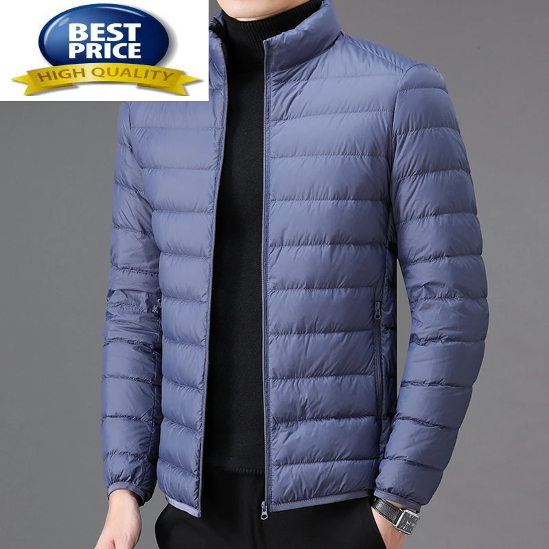 Winter Coat Men's Thin Short Down Jacket Men New Trendy Business Casual Man Coat Special Offer Jaqueta Inverno Masculina