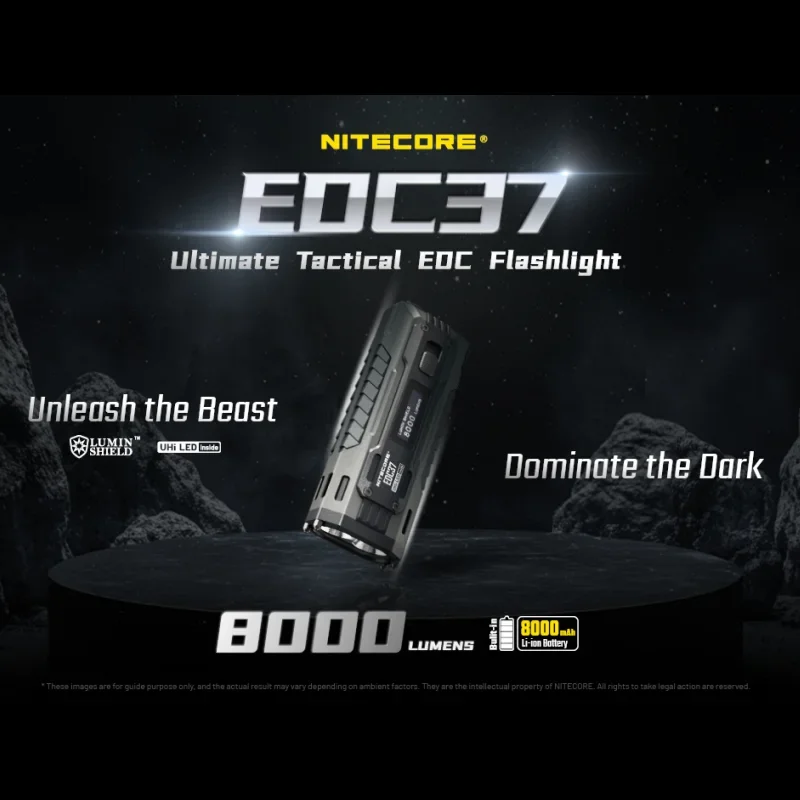 

NITECORE EDC37 Фонарик 8000 люмен